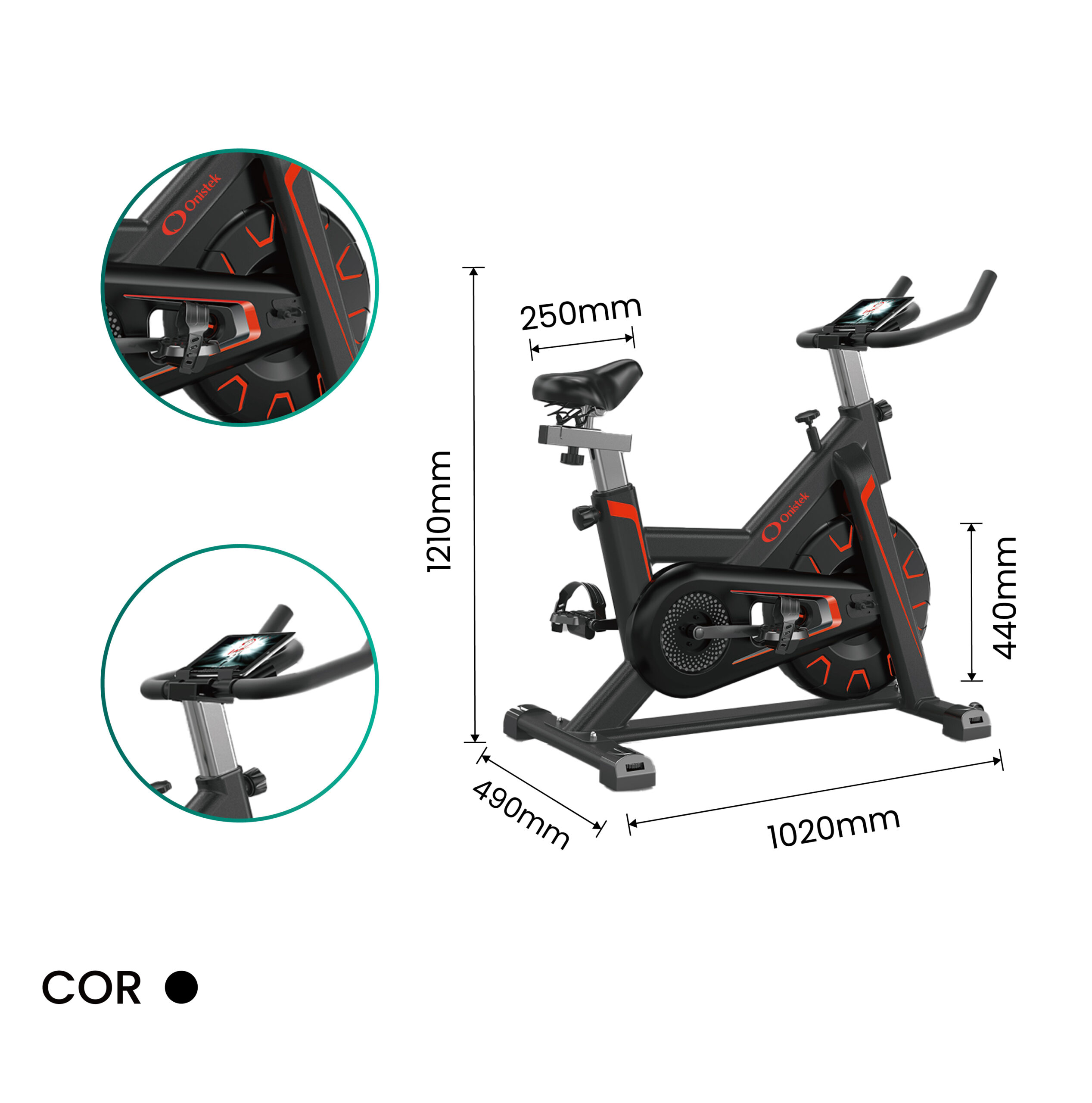 BICICLETA ORGOMÉTRICA K501