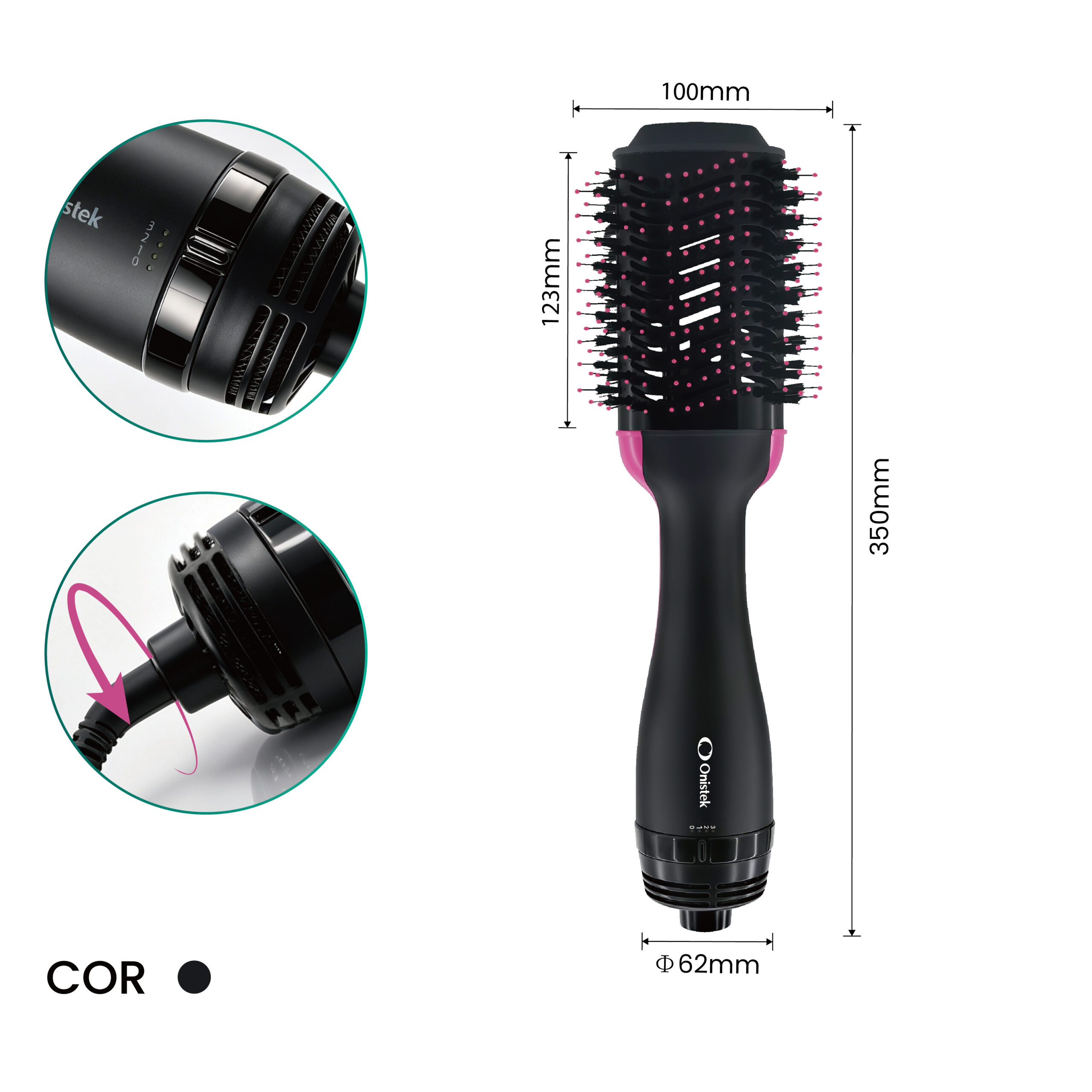 ESCOVA SECADORA DE CABELO CF06